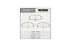 Колодки тормозные передн NISSAN PATHFINDER IV (R52) 2.5 dCi 4WD (12-17) (MS-2517) MASUMA MS2517 (фото 1)