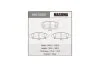 Колодки тормозные задн Mitsubishi Lancer (03-07), Outlander (03-09) (MS-3502) MASUMA MS3502 (фото 1)