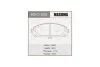 Колодки гальмівні передн Lexus NX 300 (17-), RX 350 (08-)/ Toyota Highlander (13-) (MS-C1005) MASUMA MSC1005 (фото 1)