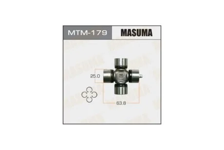 Хрестовина карданного валу (25x63.8) Mitsubishi (MTM-179) MASUMA MTM179