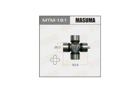 Крестовина карданного вала 25x63.8 PAJERO III  2001 - 2006 (MTM-181) MASUMA MTM181