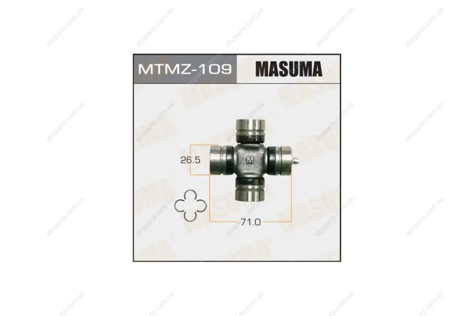 Крестовина карданного вала (26.5x50.4) Mazda (MTMZ-109) MASUMA MTMZ109 (фото 1)