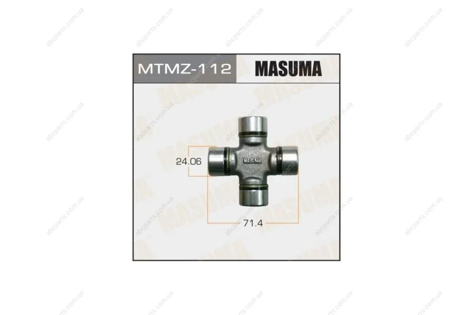 Крестовина карданного вала (24.06x71.4) Mazda (MTMZ-112) MASUMA MTMZ112 (фото 1)