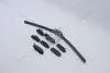 Щітка склоочисника 550 мм безкаркасна (22") (BAYONET, CLAW, BUTTON 16/19, PIN LOCK, PINCH TAB, SIDE 17/22, J-HOOK) (MU-022U) MASUMA MU022U (фото 5)