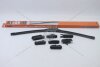 Щітка склоочисника 600 мм безкаркасна (24") (BAYONET, CLAW, BUTTON 16/19, PIN LOCK, PINCH TAB, SIDE 17/22, J-HOOK) (MU-024U) MASUMA MU024U (фото 3)