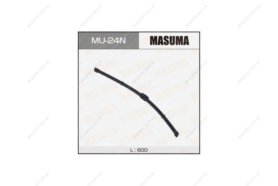 Щетка стеклоочистителя 600 мм бескаркасная (24") (VATL 5.1) (MU-24N) MASUMA MU24N (фото 1)