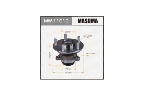 Ступица колеса передний CROWN GS300 / GRS200GRS190L(with ABS)LH (MW-11013) MASUMA MW11013