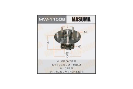 Маточина колеса (MW-11508) MASUMA MW11508