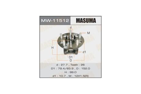 Маточина колеса (MW-11512) MASUMA 'MW11512