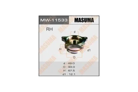 Маточина колеса (MW-11533) MASUMA 'MW11533