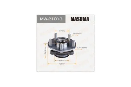 Маточина колеса передній JUKE/F15(with ABS) (MW-21013) MASUMA MW21013