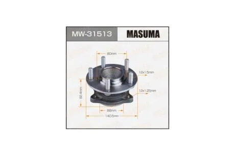 Маточина колеса задній MITSUBISHI OUTLANDER, DELICA D:5 / CW5W, CV4W (з ABS) (MW31513) MASUMA 'MW31513