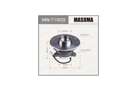 Маточина колеса (MW-71503) MASUMA 'MW71503