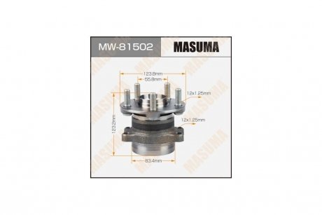 Маточина колеса (MW-81502) MASUMA MW81502