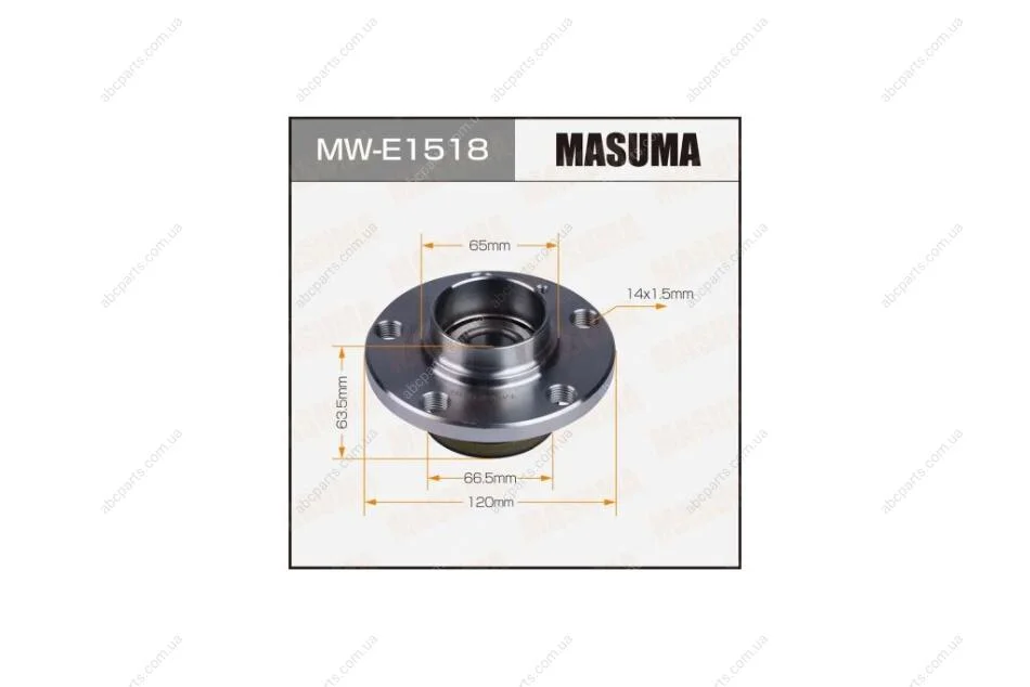 Маточина колеса (MW-E1518) MASUMA MWE1518 (фото 1)