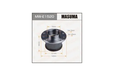 Маточина колеса (MW-E1520) MASUMA 'MWE1520