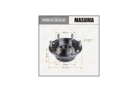 Маточина колеса (MW-K3002) MASUMA 'MWK3002