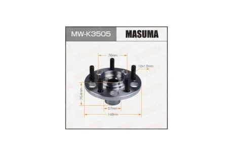 Маточина колеса (MW-K3505) MASUMA 'MWK3505