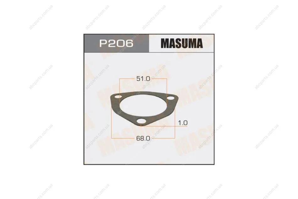 Прокладка термостата Nissan MASUMA P206 (фото 1)