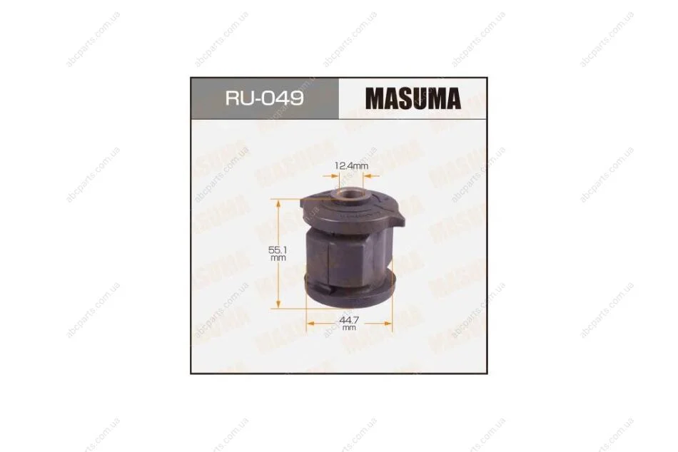 Сайлентблок заднього поздовжнього важеля Toyota Camry, Corolla (-01) (RU-049) MASUMA RU049 (фото 1)