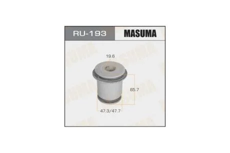 Сайлентблок Prado /#ZJ9#/ Surf /#ZN185/ передній нижній FR (RU-193) MASUMA 'RU-193