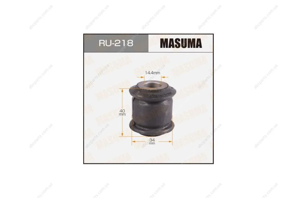 Сайлентблок заднього поздовжнього важеля Nissan Primera (-05), X-Trail (00-07) (RU-218) MASUMA RU218 (фото 1)