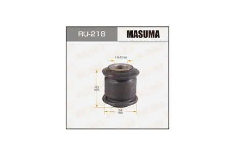Сайлентблок заднього поздовжнього важеля Nissan Primera (-05), X-Trail (00-07) (RU-218) MASUMA RU218