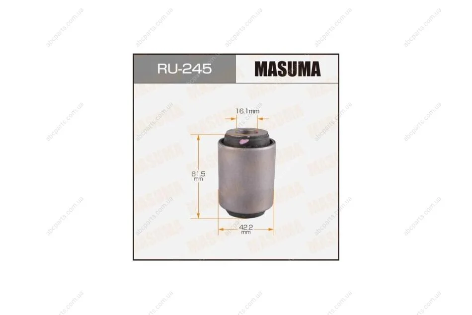 Сайлентблок заднего поперечного рычага Mitsubishi Pajero (06-) (RU-245) MASUMA RU245 (фото 1)