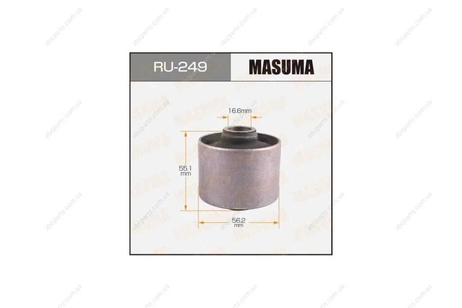 Сайлентблок подушки дифференциала Mitsubishi Pajero (00-) (RU-249) MASUMA RU249 (фото 1)