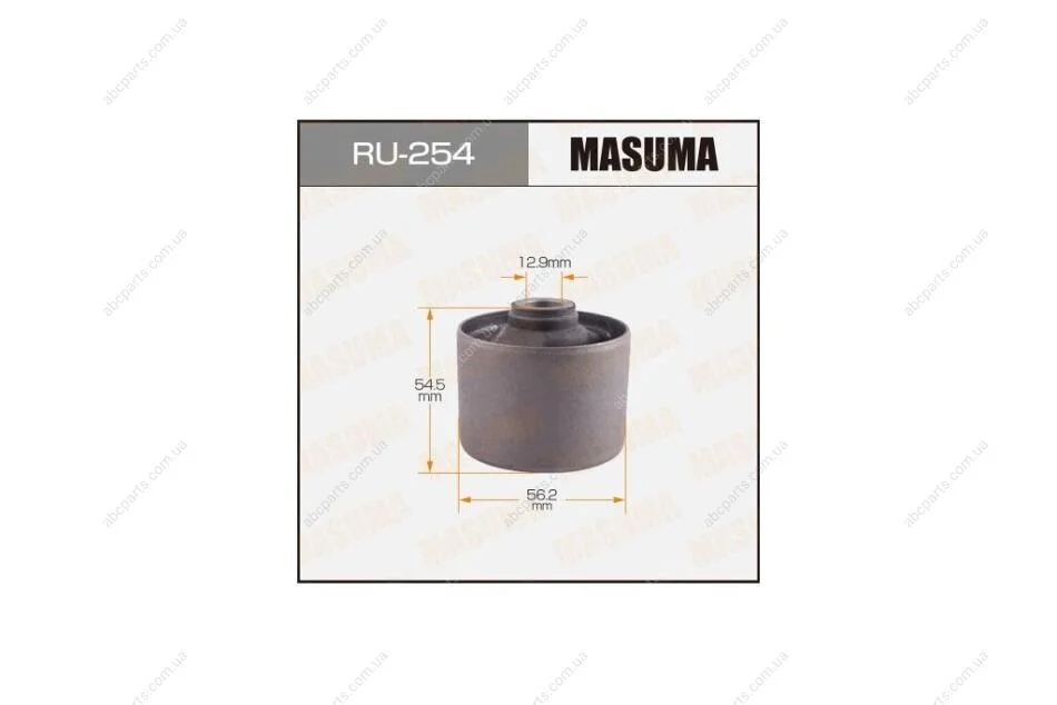 Сайлентблок переднего дифференциала Mitsubishi Pajero (00-) (RU-254) MASUMA RU254 (фото 1)