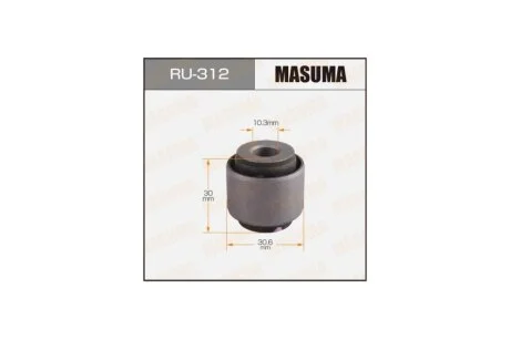 Сайлентблок заднього нижнього важеля Honda CR-V (-01) (RU-312) MASUMA RU312