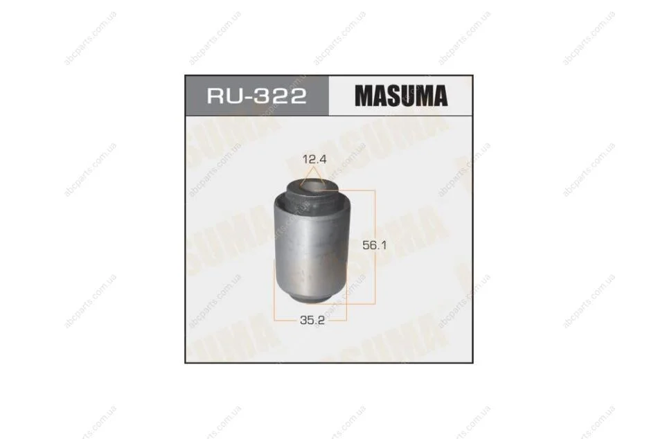 Сайлентблок Accord /CD#, CF6, CH9/, Inspire/Saber /UA1,2/, Prelude /BA8,9, BB#/, Odyssey (RU-322) MASUMA 'RU-322 (фото 1)
