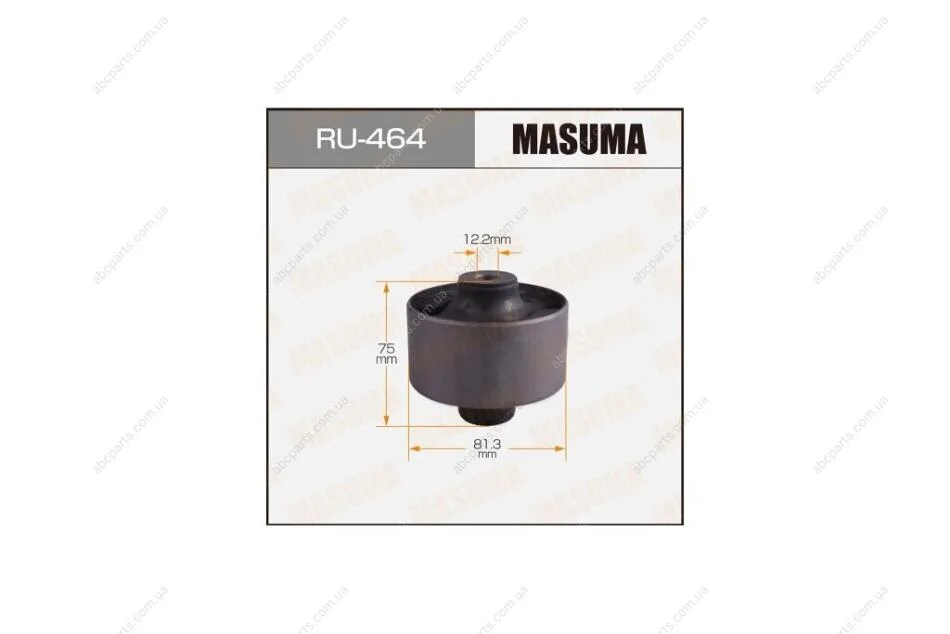 Сайлентблок заднього поздовжнього важеля Mitsubishi Lancer (03-09), Outlander (03-06) (RU-464) MASUMA RU464 (фото 1)