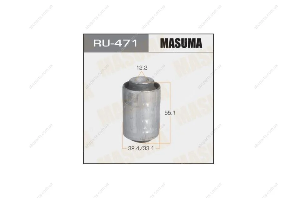 Сайлентблок заднего поперечного рычага Ford Focus (04-15)/ Mazda 3 (03-), 5 (05-15) (RU-471) MASUMA RU471 (фото 1)