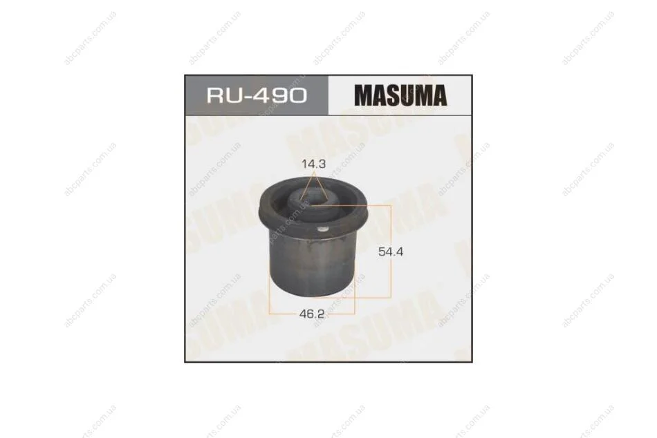 Сайлентблок переднего верхнего рычага Mitsubishi Pajero (04-) (RU-490) MASUMA RU490 (фото 1)