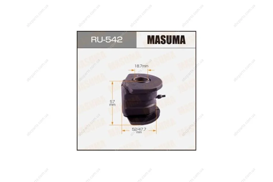 Сайлентблок переднього нижнього важеля задній Honda HR-V (02-06) (RU-542) MASUMA RU542 (фото 1)