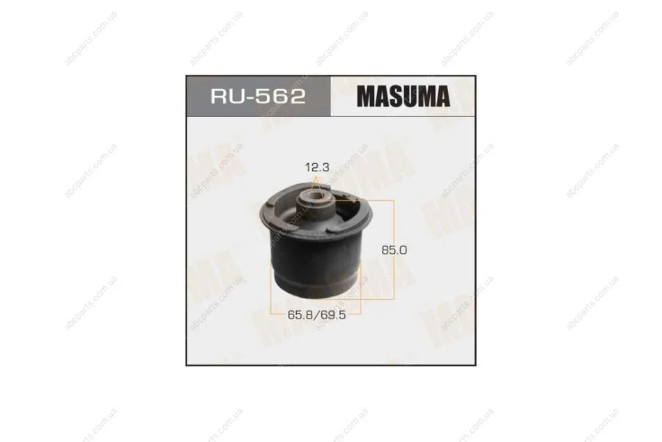 Сайлентблок задньої балки Toyota Yaris (05-16) (RU-562) MASUMA RU562 (фото 1)