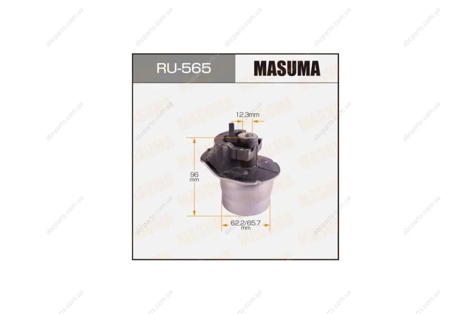 Сайлентблок задньої балки Toyota Corolla (00-06) (RU-565) MASUMA RU565 (фото 1)