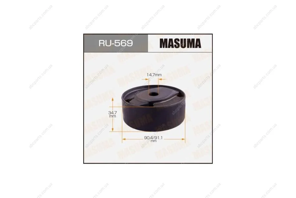 Сайлентблок заднього редуктора Toyota RAV 4 (05-) (RU-569) MASUMA RU569 (фото 1)