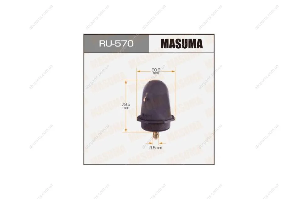 Відбійник задньої підвіски Toyota RAV 4 (05-) (RU-570) MASUMA RU570 (фото 1)