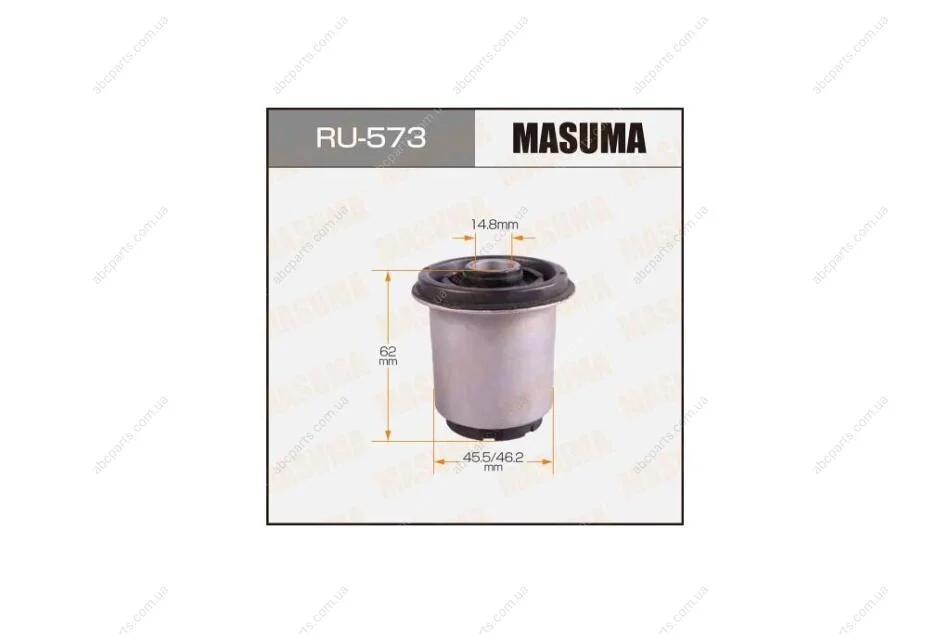 Сайлентблок переднего верхнего рычага Toyota FJ Cruiser (10-), Land Cruiser Prado (05-), Sequoia (00-07) (RU-573) MASUMA RU573 (фото 1)