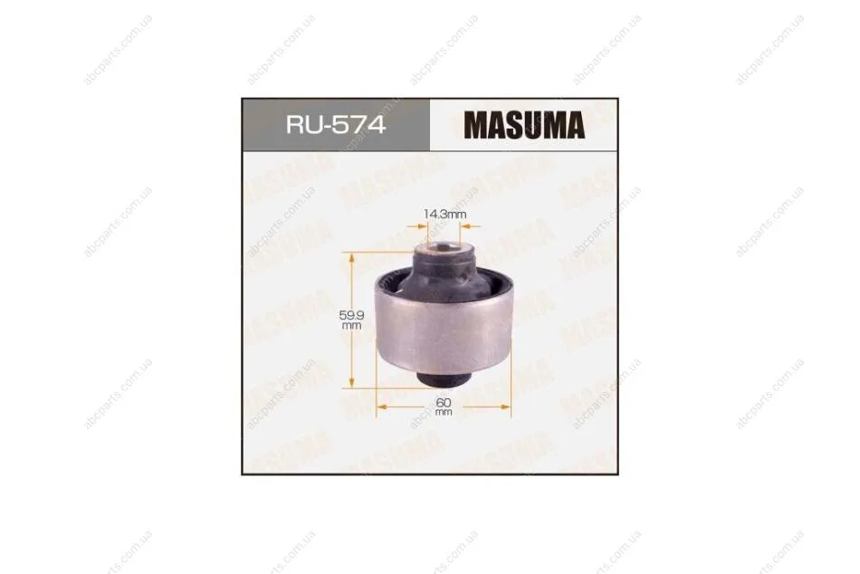 Сайлентблок переднего рычага задний Mitsubishi Grandis (04-10) (RU-574) MASUMA RU574 (фото 1)