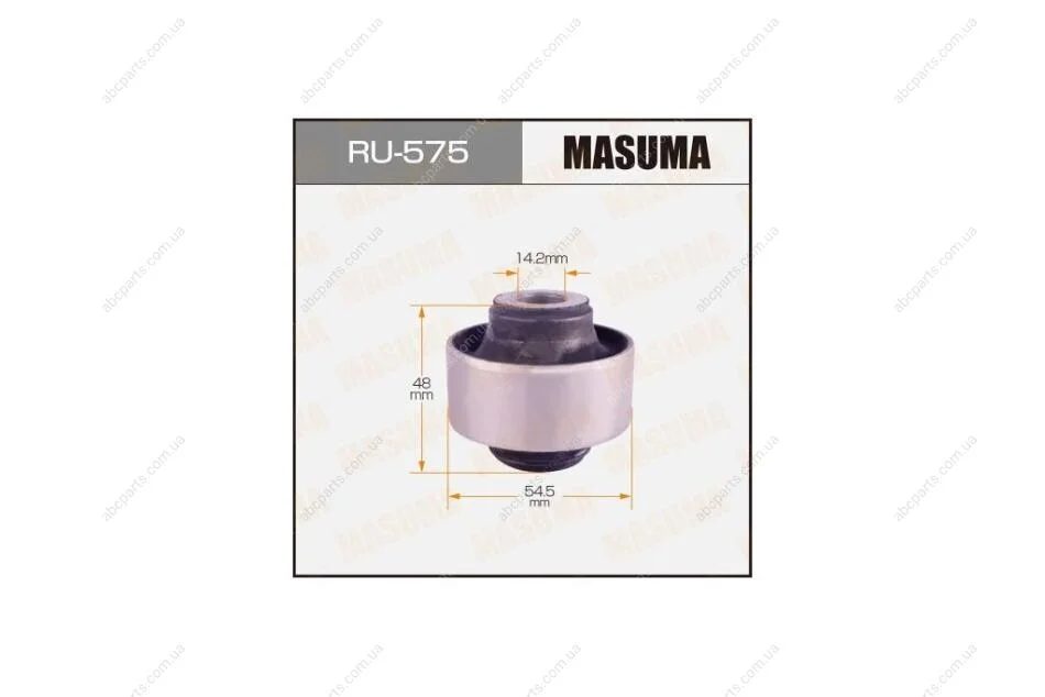 Сайлентблок заднего дифференциала Mitsubishi ASX (10-), Outlander (05-) (RU-575) MASUMA RU575 (фото 1)