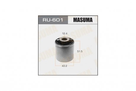 Сайлентблок задньої цапфи Mazda 6 (07-12) MASUMA RU601