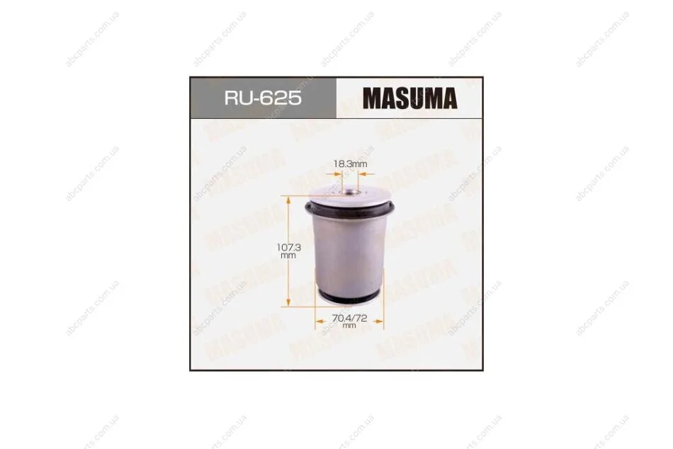 Сайлентблок переднього нижнього важеля Toyota Land Cruiser (07-), Sequoia (07-17), Tundra (06-) (RU-625) MASUMA RU625 (фото 1)