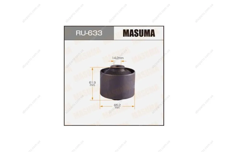 Сайлентблок заднього подовжнього нижнього важеля Toyota Land Cruiser (07-) (RU-633) MASUMA RU633 (фото 1)