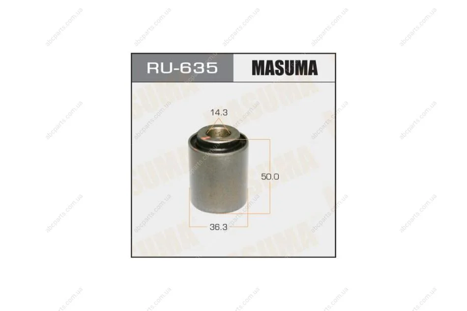 Сайлентблок заднего поперечного рычага Toyota Land Cruiser (07-) (RU-635) MASUMA RU635 (фото 1)