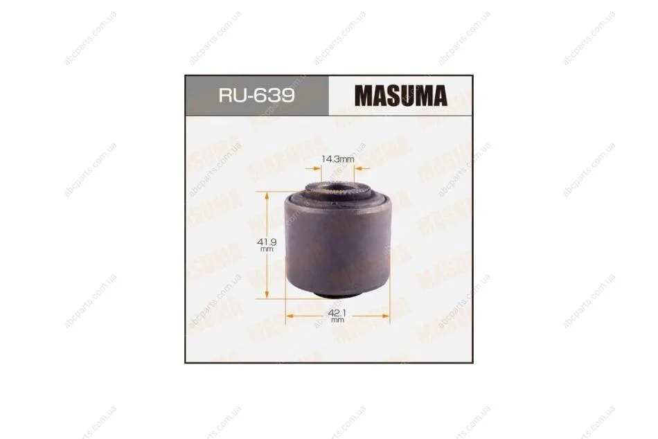 Сайлентблок задньої поперечної тяги Toyota Land Cruiser Prado (09-), RAV 4 (10-) (RU-639) MASUMA RU639 (фото 1)