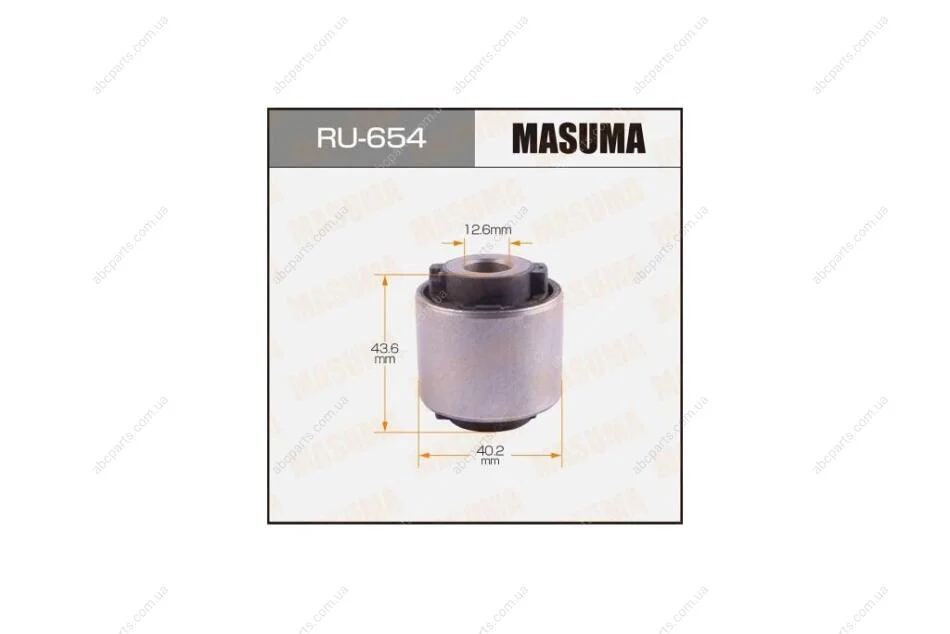 Сайлентблок (RU-654) MASUMA RU654 (фото 1)