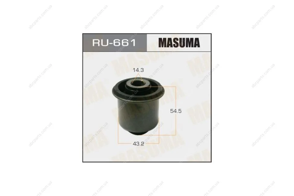 Сайлентблок (RU-661) MASUMA RU661 (фото 1)